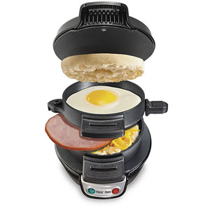Breakfast Sandwich Maker Black Product Image