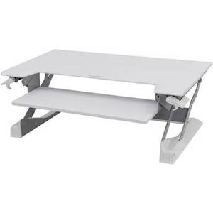 WorkFit-TL Sit-Stand Desktop Workstation (White) Product Image