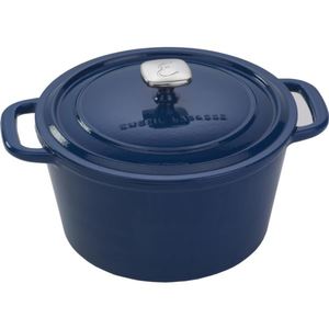 Enameled 6 Qt. Cast Iron Dutch Oven - Blue Product Image