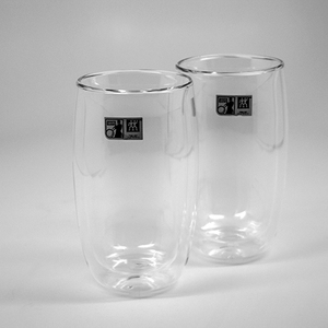 Sorrento 8pc Double Wall Glass Latte Cup Set Product Image