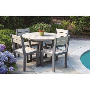 Cafe Fusion Round Dining Table plus Chairs Product Image