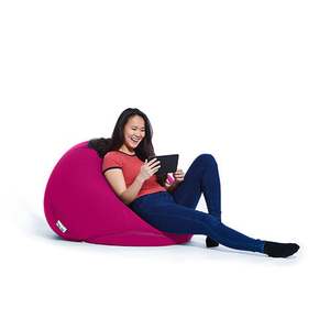 Pod X Full Support Bean Bag Chair w/ Pink Cover Product Image