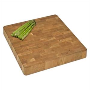 Chunk End-Grain Cutting Board 16"x16"x2.5" - Cherry Product Image