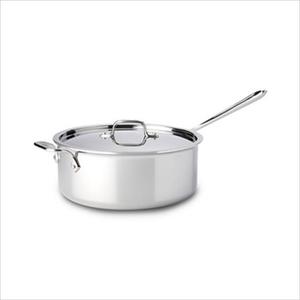 D3 Stainless Steel 6 Qt. Deep Saute Pan with Lid Product Image