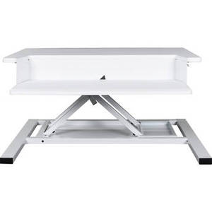 Level Up Pro 32 Pneumatic Adjustable Desktop Station (White) Product Image