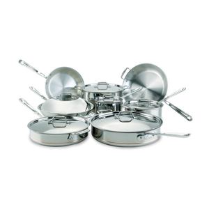 Copper-Core Stainless Steel 14-Piece Cookware Set Product Image