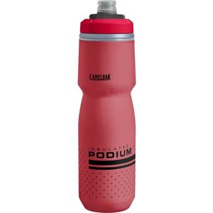 Podium Chill 24oz/.71L Insulated Bike Bottle - Fiery Red Product Image