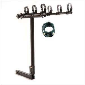 Hitch 3 Hitch Bike Rack plus Doberman Coil Combo Cable Bike Lock Product Image
