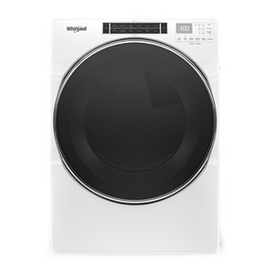 7.4 Cu Ft Front Load Electric Dryer w/ Steam Cycles White Product Image
