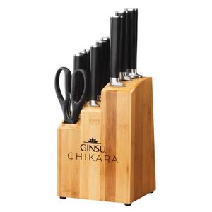 Chikara 12-Piece Knife Block Set - Bamboo Product Image