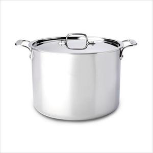 D3 Stainless Steel 12 Qt. Stock Pot with Lid Product Image