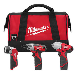 M12 Hex Screwdriver Impact Wrench & Work Light Combo Kit Product Image