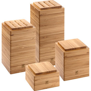 4pc Bamboo Kitchen Storage Set Product Image
