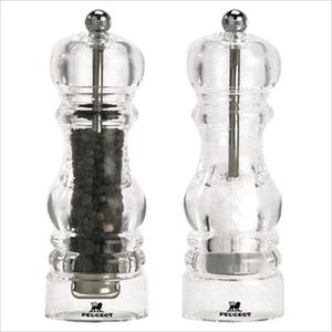 Nancy 18cm Manual Salt and Pepper Mill Duo - Acrylic Product Image