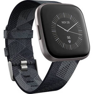 Versa 2 Special Edition Health & Fitness Smartwatch (Smoke Woven / Mist Gray Aluminum) Product Image