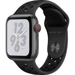 Watch Nike+ Series 4 (GPS + Cellular, 40mm, Space Gray Aluminum, Anthracite/Black Nike Sport Band) Product Image