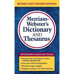 Merriam-Webster's Dictionary and Thesaurus Product Image