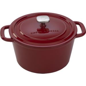 Enameled 6 Qt. Cast Iron Dutch Oven - Red Product Image