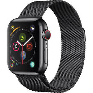 Watch Series 4 (GPS + Cellular, 40mm, Space Black Stainless Steel, Space Black Milanese Loop) Product Image