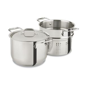 Specialty Stainless Steel 6 Qt. Pasta Pot with Lid Product Image