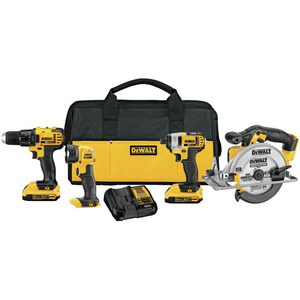 20VMAX 4 Tool Kit - Drill/Driver Impact Driver Saw & Light Product Image