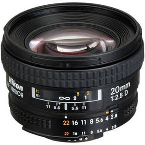 AF NIKKOR 20mm f/2.8D Lens Product Image