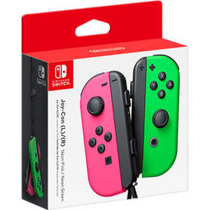 Joy-Con Controllers (Neon Pink/Green) Product Image